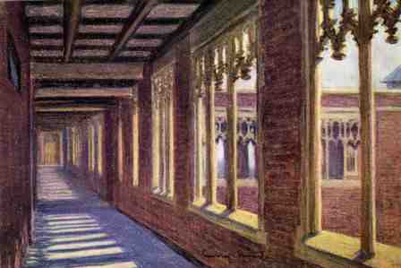 The Cloister Looking West.